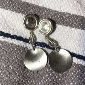 Vintage Silver Plated Earrings